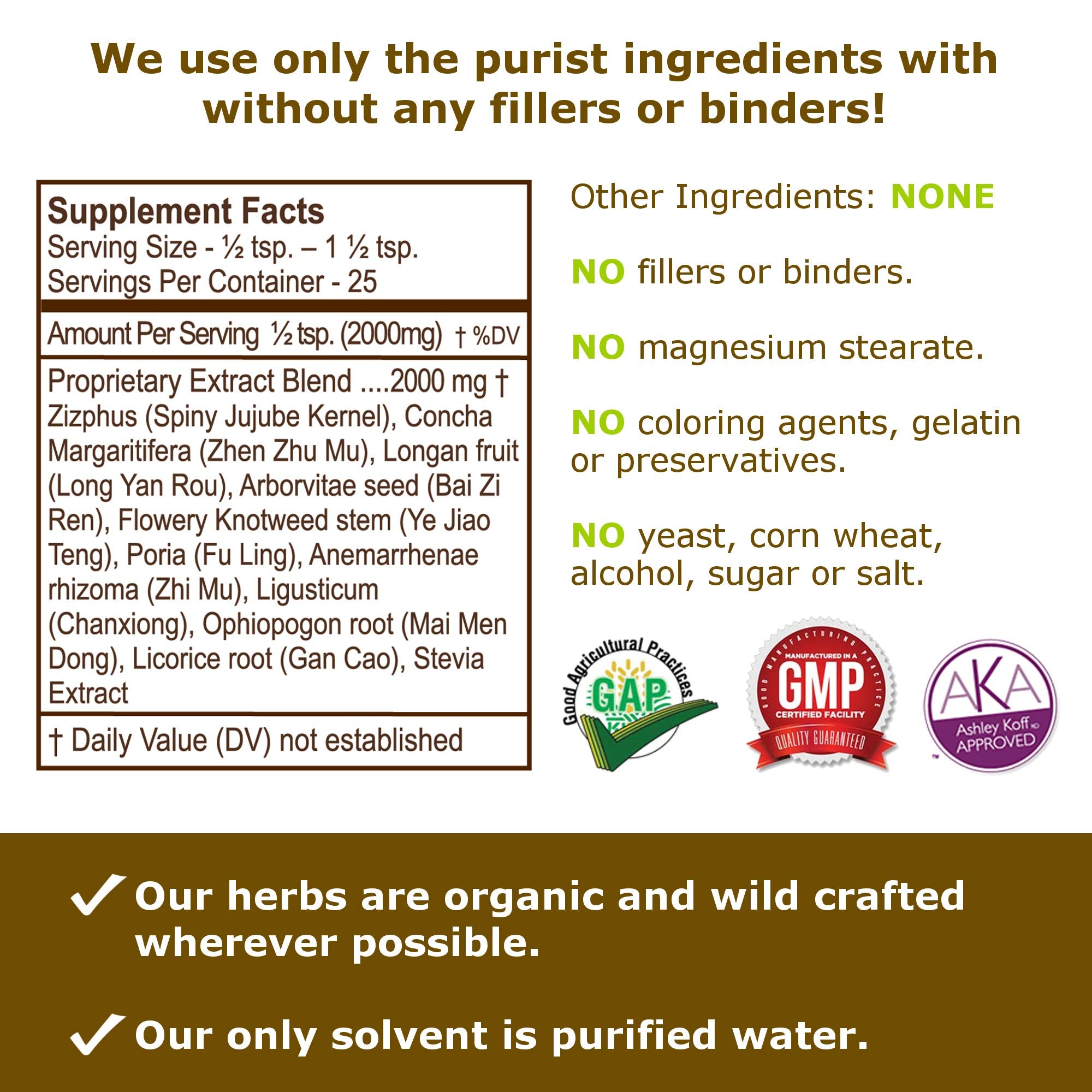 Pacific Herbs iSleep Herb Pack 1.75oz ingredients list