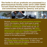 Pacific Herbs iSleep Herb Pack 1.75oz packaging details
