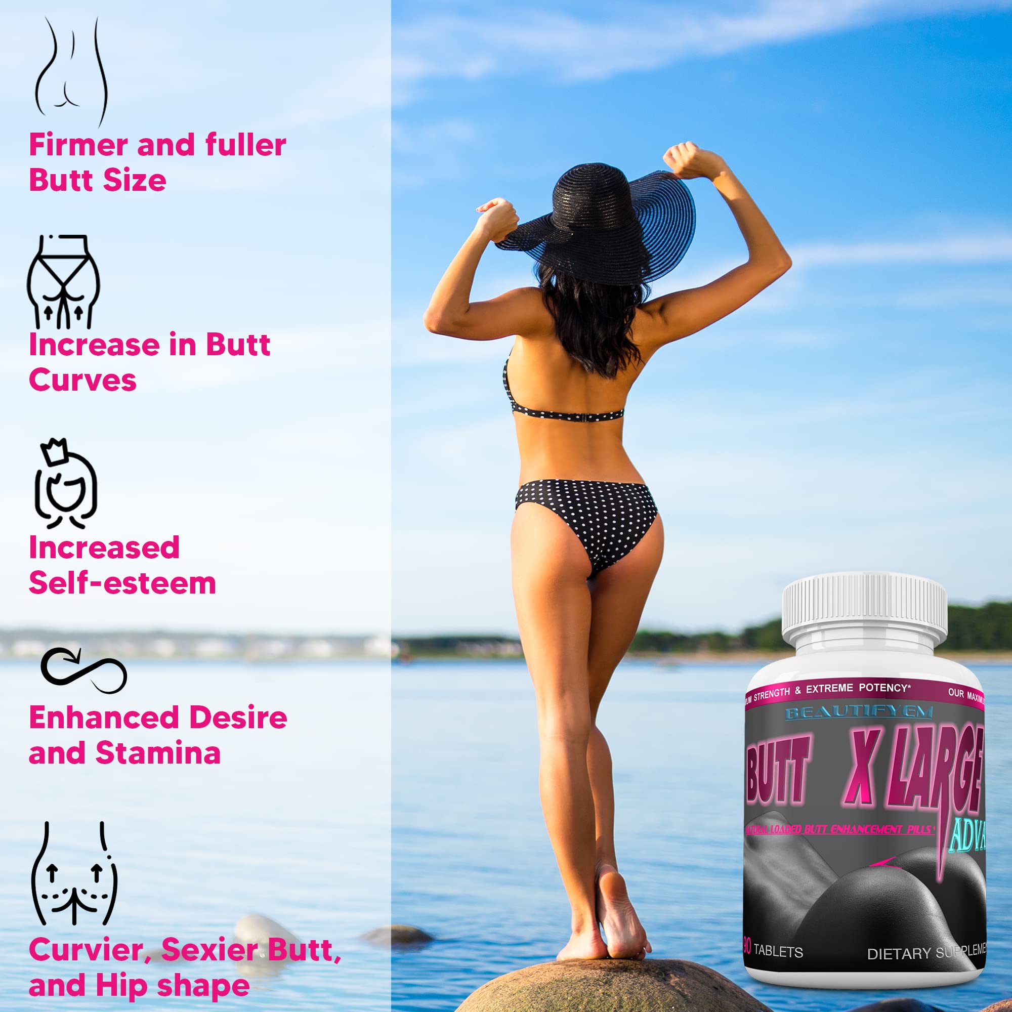 Packaging of BEAUTIFYEM Butt XLarge Advance 136g