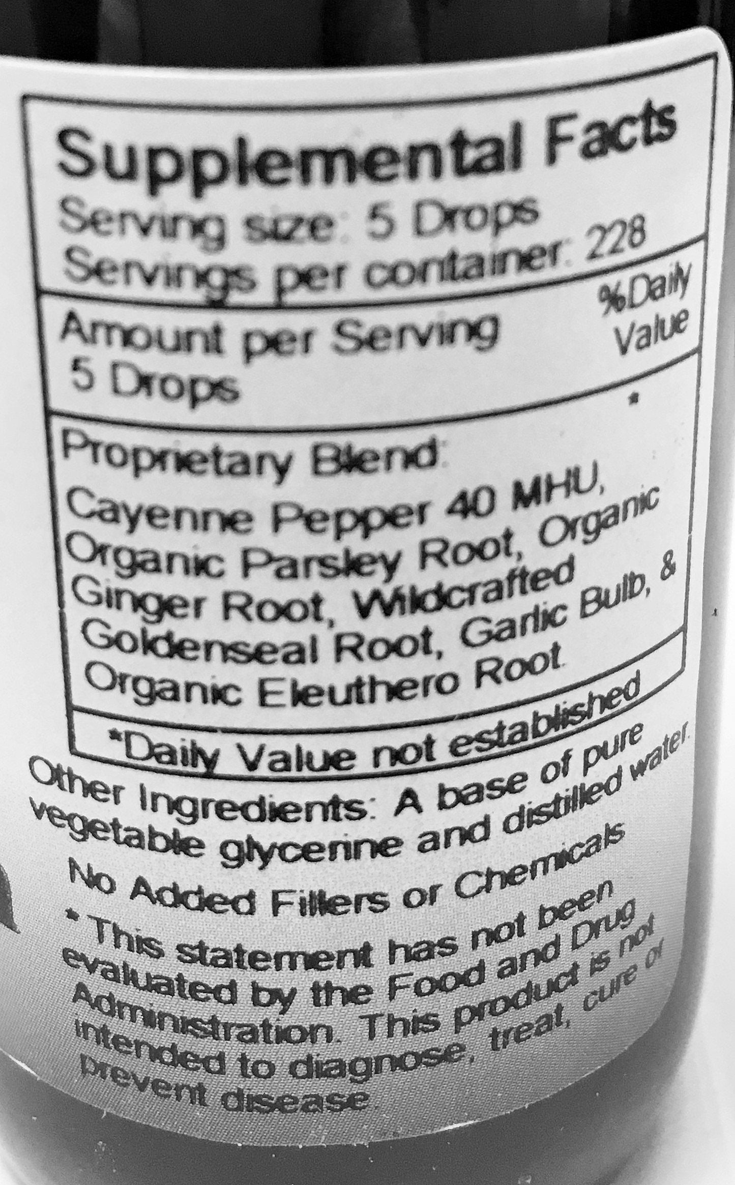 Packaging of Christopher's Blood Circulation Extract 141g