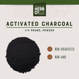 Packaging of MONTEREY BAY HERB CO Activated Charcoal Powder 118g