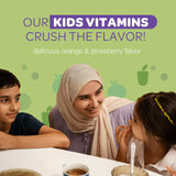 Packaging of Noor Vitamins Kids Multivitamin Gummies showing halal certification