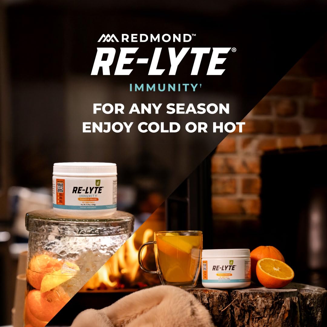 Packaging of REDMOND Re-Lyte daily wellness Multivitamin Drink Mix Blackberry 227g