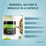 PADMURA Moringa Supplement back view with ingredient list