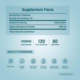 PADMURA Moringa Supplement on a wooden table