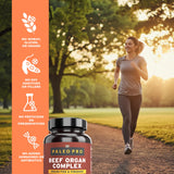 Paleo Pro Beef Organs Capsules lifestyle scene on kitchen counter