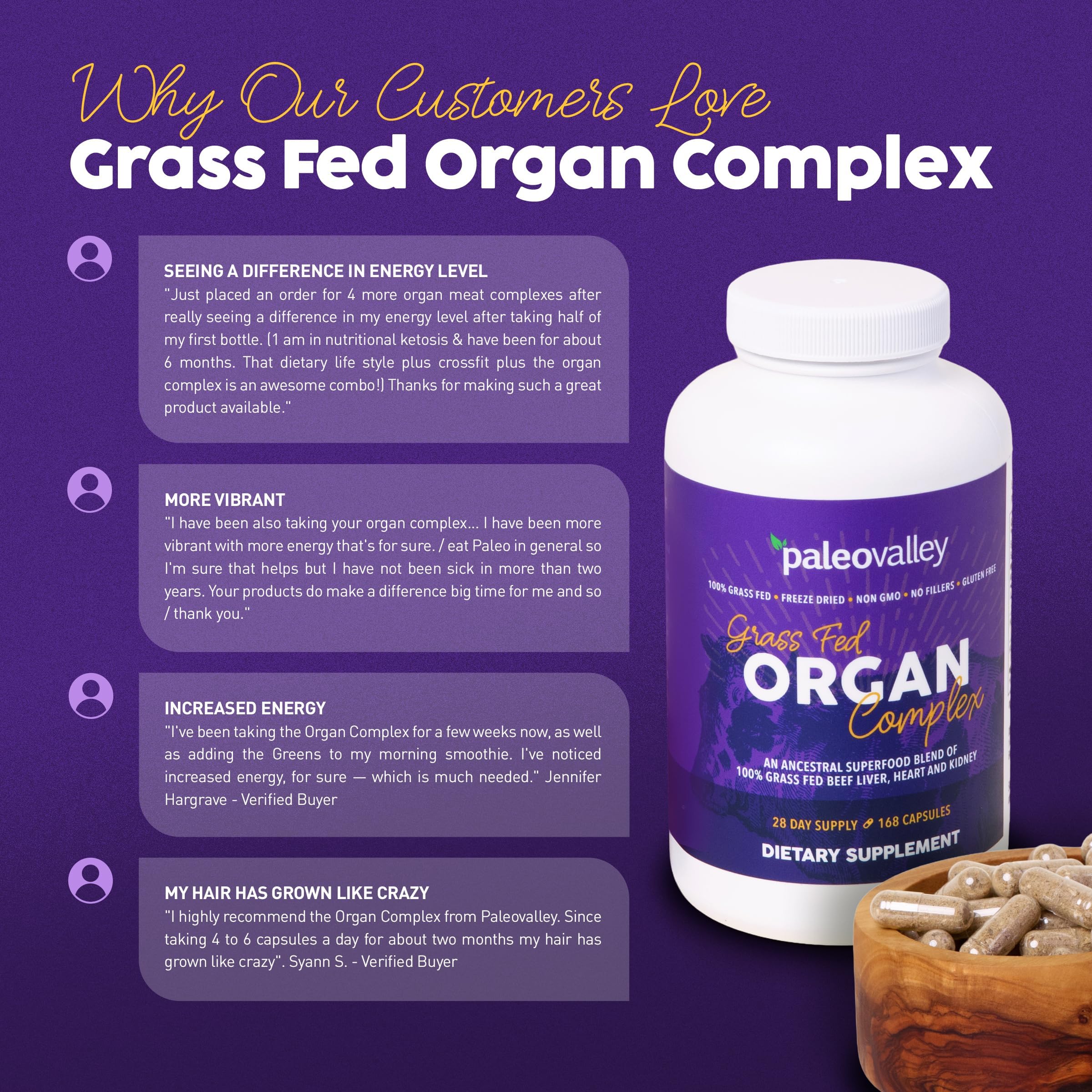 Paleovalley Grass-Fed Organ Complex showing freeze-drying process