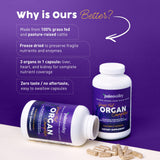 Paleovalley Grass-Fed Organ Complex with grass-fed beef liver