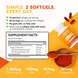 Paleovalley Omega-3 Complex Fish Oil Supplement with fresh ingredients