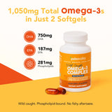 Paleovalley Omega-3 Complex softgel capsules in bottle