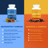 Paleovalley Organic Mushroom Supplement showing the back of the packaging