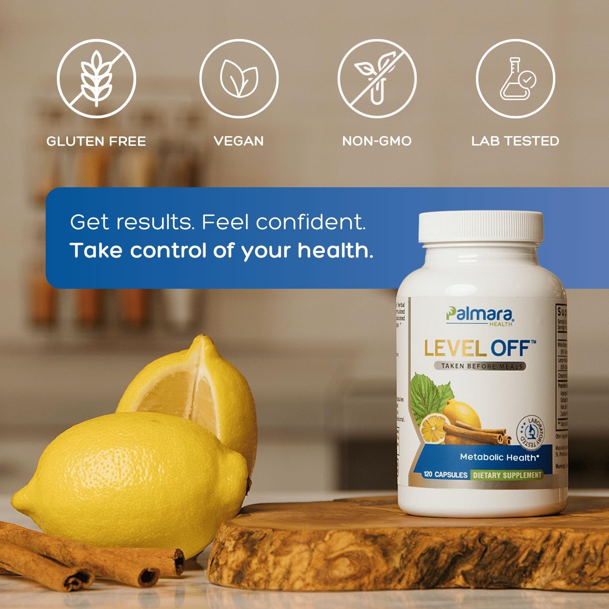 Palmara Health Blended Vitamin & Mineral Supplement capsules close-up