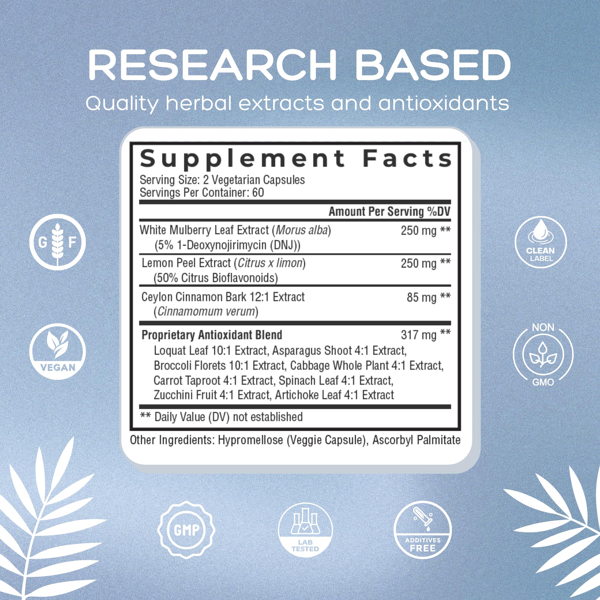 Palmara Health Blended Vitamin & Mineral Supplement on a wooden table