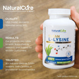 Palmara Health L-Lysine capsules close-up with vegan label