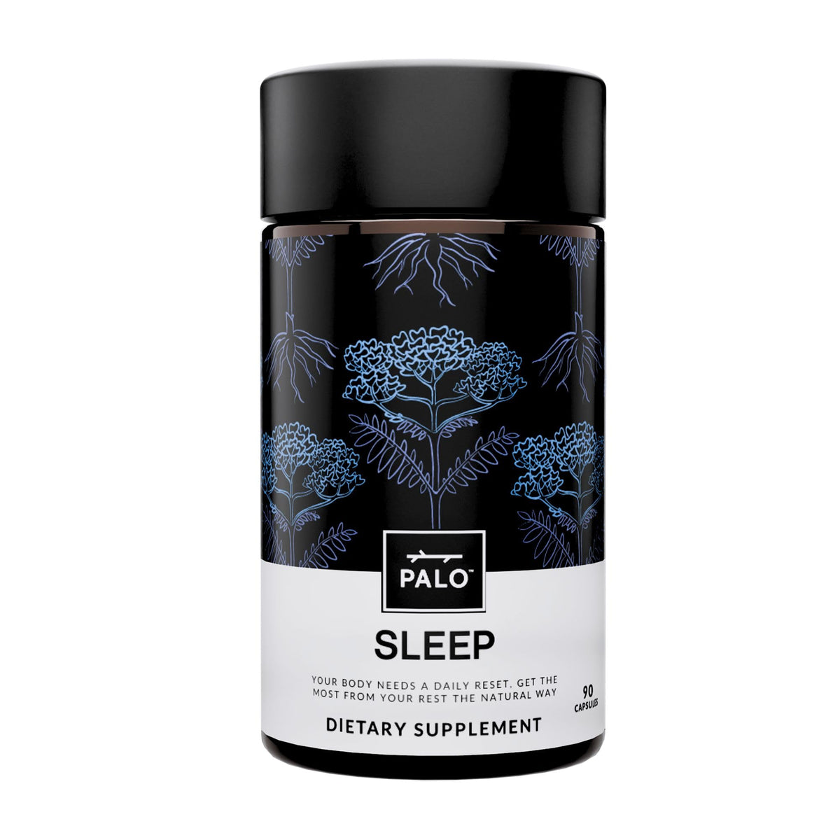 PALO Sleep Supplement front view with 60 capsules