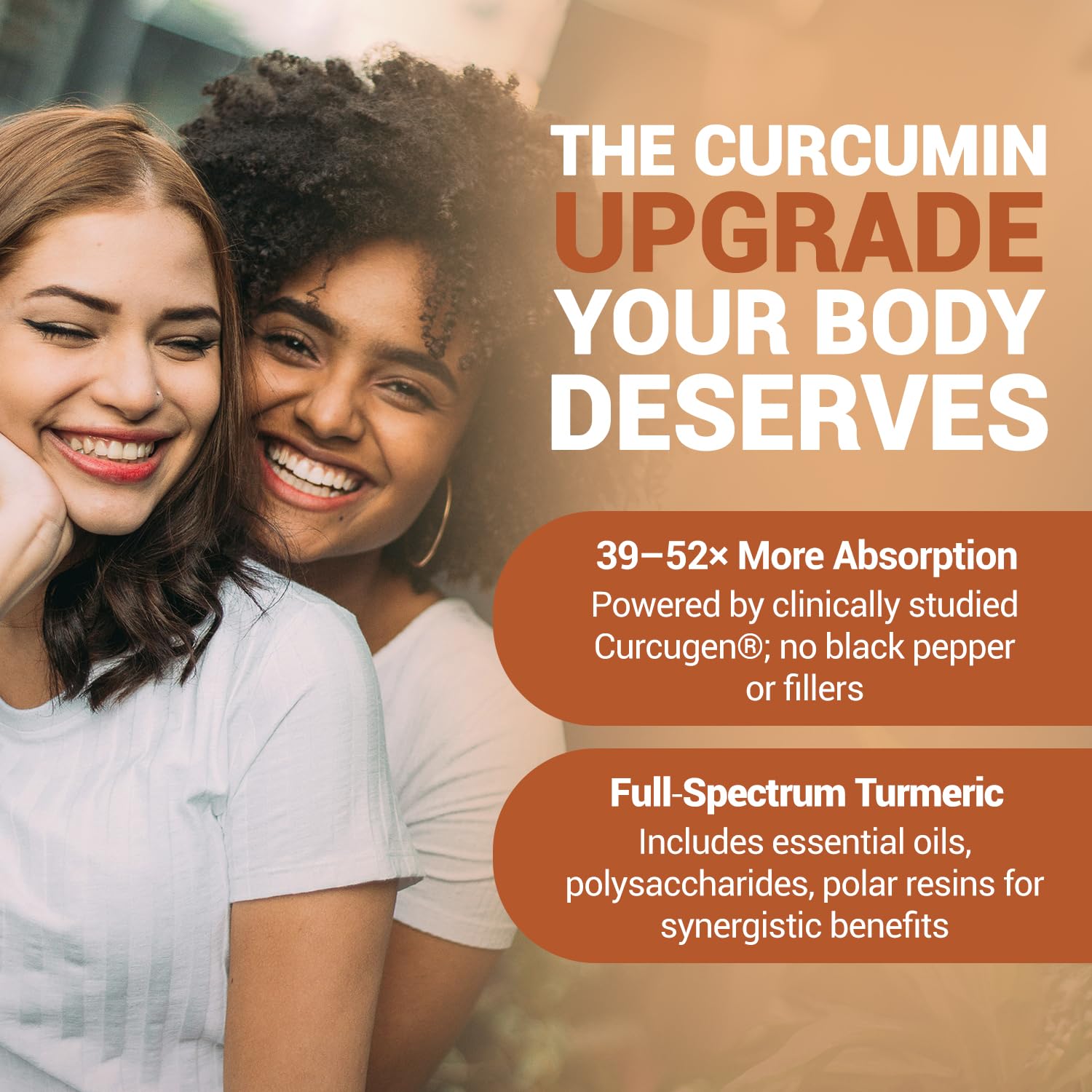 PALS Turmeric Curcumin Capsules 500mg back view with ingredient list