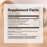 PALS Turmeric Curcumin Capsules 500mg side view showing liquid-filled capsules