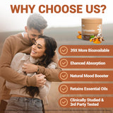 PALS Turmeric Curcumin Capsules 500mg with a measuring spoon