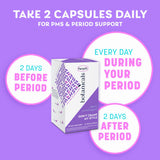 Pamprin Botanicals Supplement packaging side view