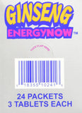 PANAX GINSENG Herbal Supplement packets showing 3 capsules each