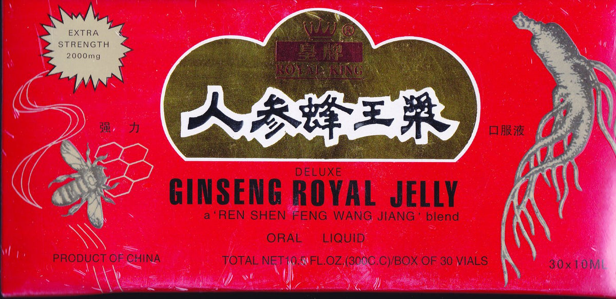 PANAX GINSENG Royal Jelly 30 vials packaging front view