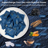 PANWELL Shilajit Gummies displayed on a wooden table
