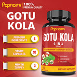 Papnami Gotu Kola Supplement side view showing capsule