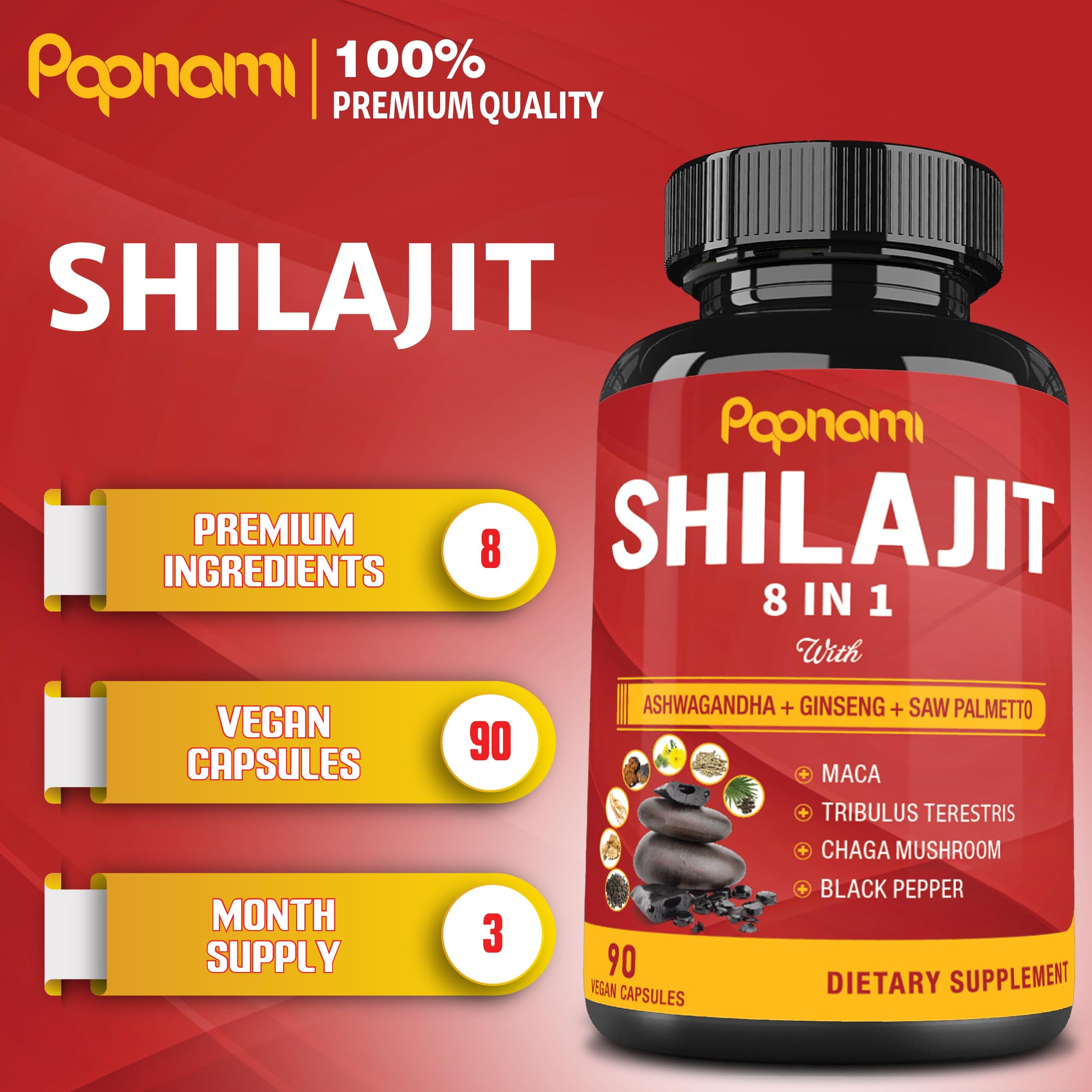 Papnami Saw Palmetto capsules in a hand