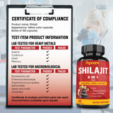 Papnami Saw Palmetto Herbal Supplement capsules in a clear dish