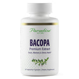 Paradise Herbs Bacopa Monnieri 250mg capsules front view