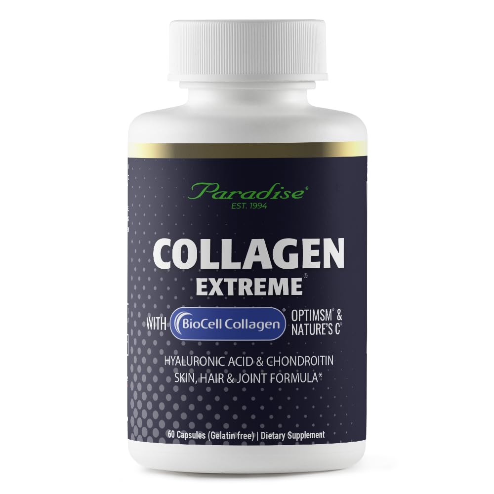 Paradise Herbs BioCell Collagen Capsules front view