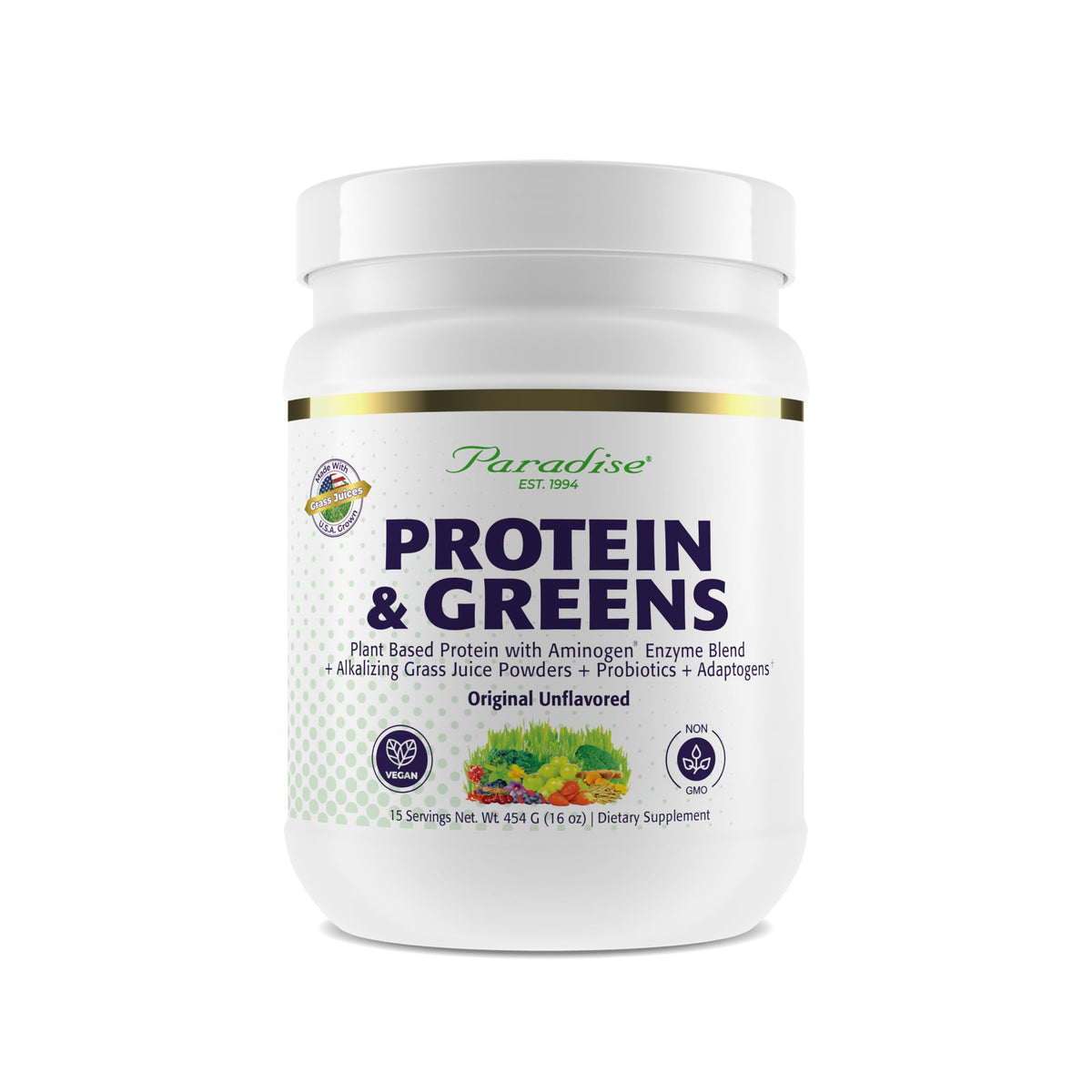 Paradise Herbs Blended Vitamin & Mineral Supplement 590g front view