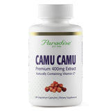 Paradise Herbs Camu Camu Fruit Extract Vitamin C capsule bottle front view