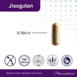 Paradise Herbs Jiaogulan Extract 12:1 showing ingredients list