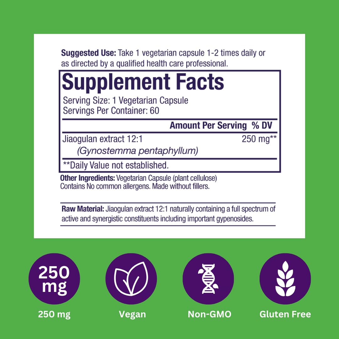 Paradise Herbs Jiaogulan Extract 12:1 with a measuring spoon