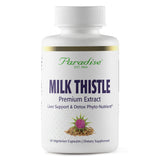Paradise Herbs Milk Thistle 80% Silymarin capsule front view