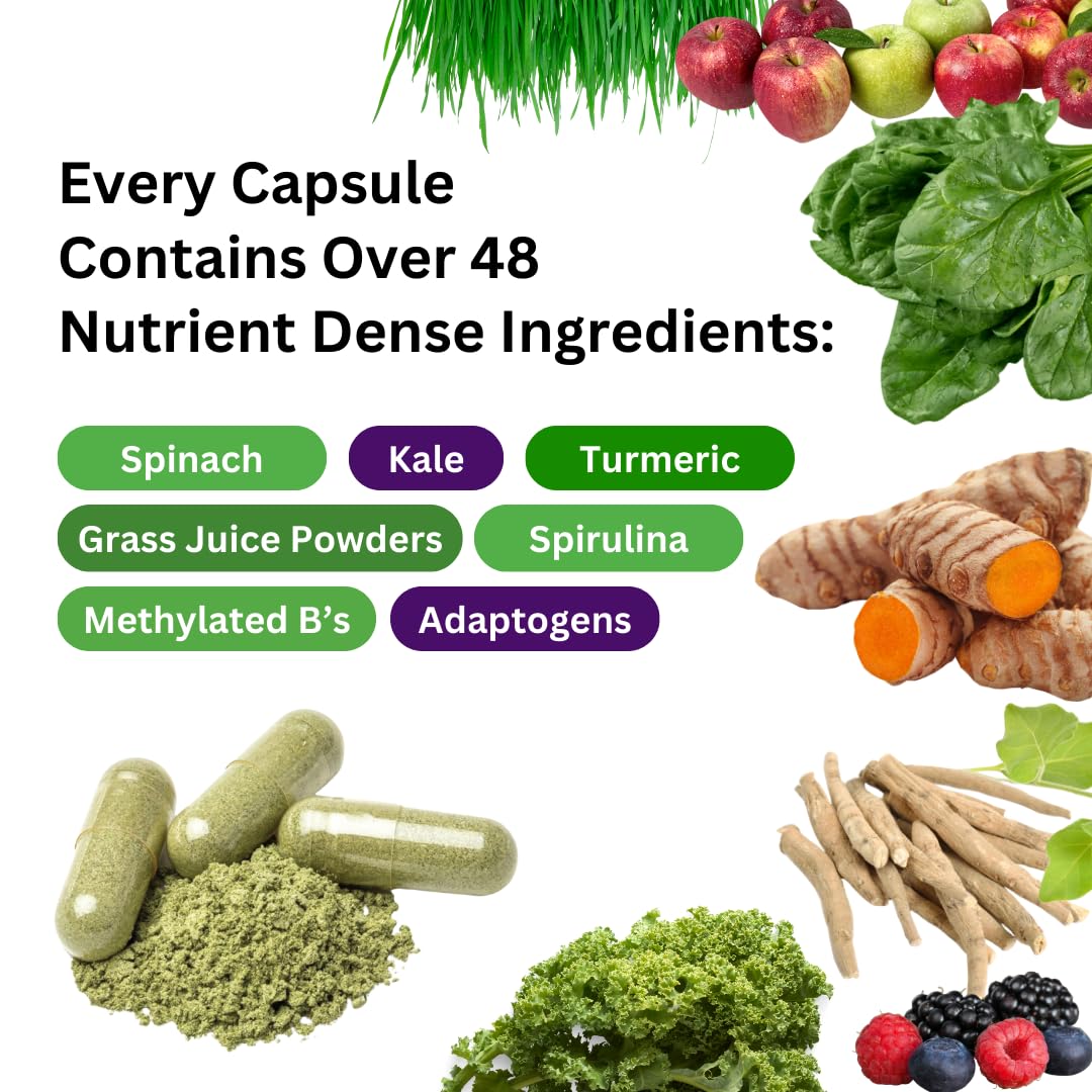 Paradise Herbs Nature Synergized Multivitamin 68g capsule close-up