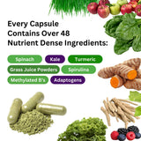 Paradise Herbs Nature Synergized Multivitamin 68g capsule close-up