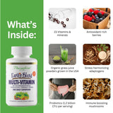 Paradise Herbs Nature Synergized Multivitamin 68g side view