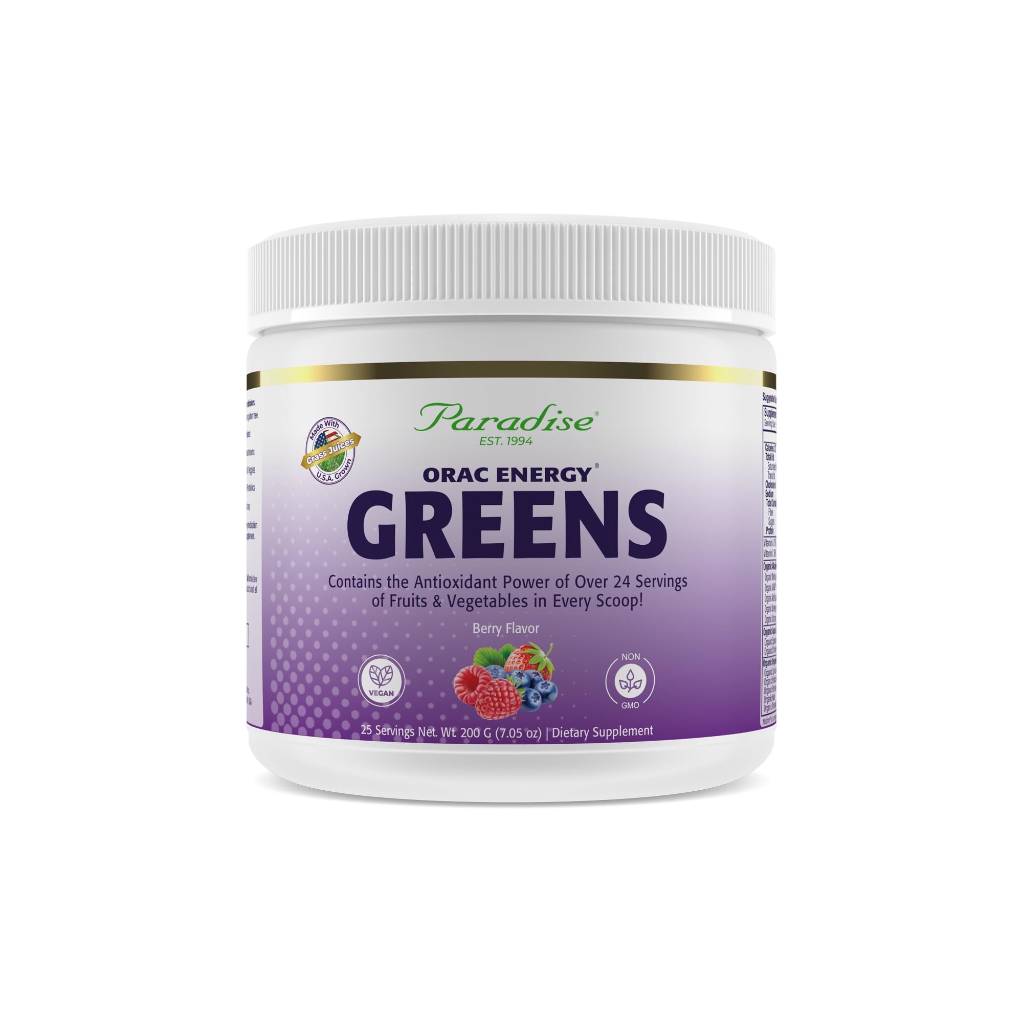 Paradise Herbs Organic Superfood Blend 45g front view