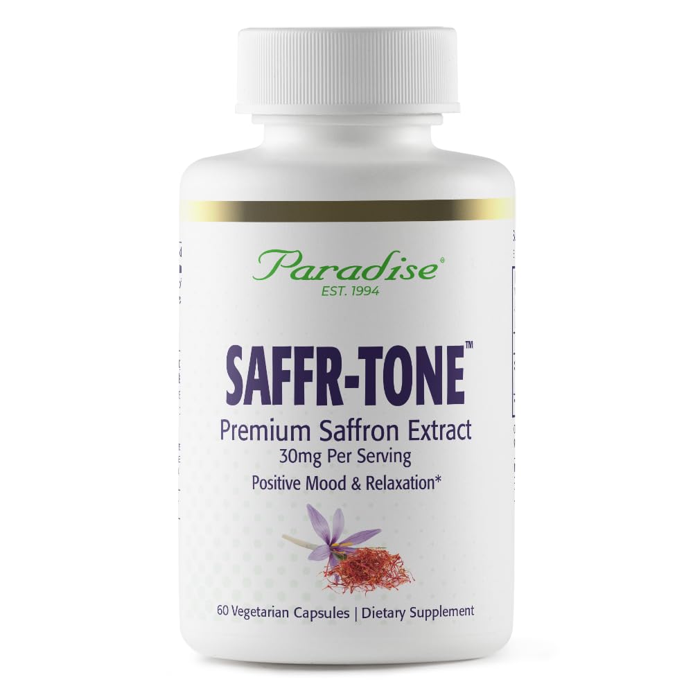 Paradise Herbs Saffr-Tone Saffron Extract Capsules front view