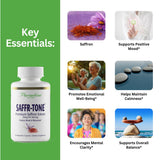 Paradise Herbs Saffr-Tone Saffron Extract Capsules side view