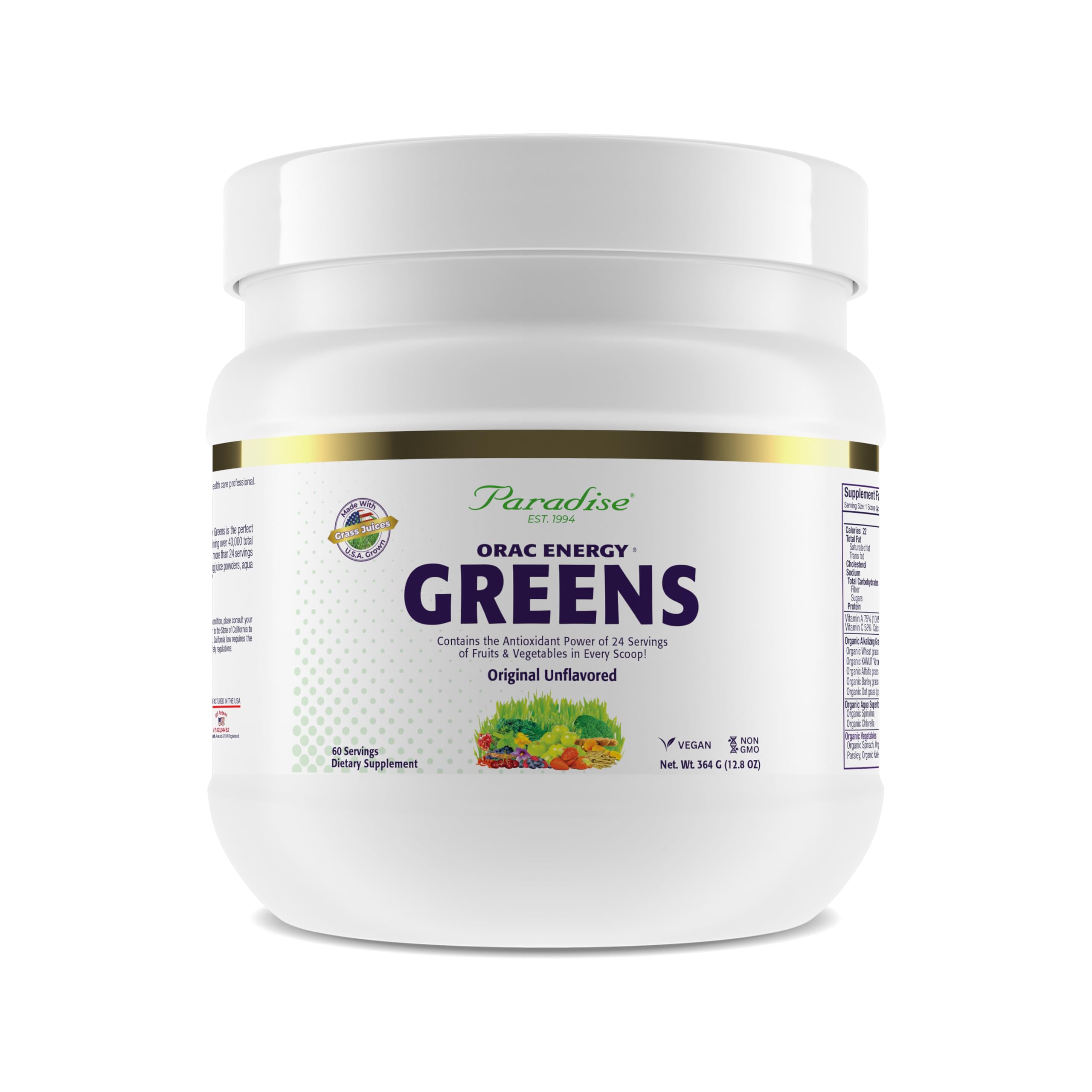 Paradise Herbs Superfoods Blend 431g front view packaging