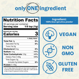 Paremmin Blue Spirulina Powder packaging side view