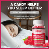 Parhaat Magnesium Gummies Raspberry side view