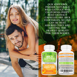 Parker Naturals Wild Lettuce & California Poppy Seed Capsules close-up of capsules