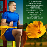 Parker Naturals Wild Lettuce & California Poppy Seed Capsules with measuring spoon