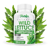 Parker Naturals Wild Lettuce Extract 1200mg capsules front view