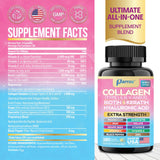 Parrox Collagen 14-in-1 Capsules bottle with label