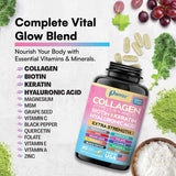 Parrox Collagen Capsules with a soft background